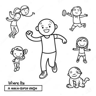 Sjove Traeningstips Plakat Farvelaegningsside 122969 57382