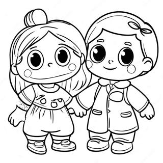 Borns Sundhedsbevidsthed Plakat Farvelaegningsside 122970-57386