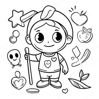 Borns Sundhedsbevidsthed Plakat Farvelaegningsside 122970-57387