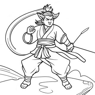 Tengen Uzui I Aktion Farvelaegningsside 123068 57455