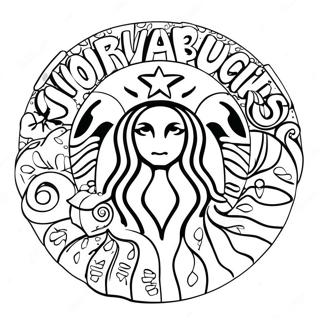 Kaer Starbucks Logo Farvelaegningsside 123173-57538