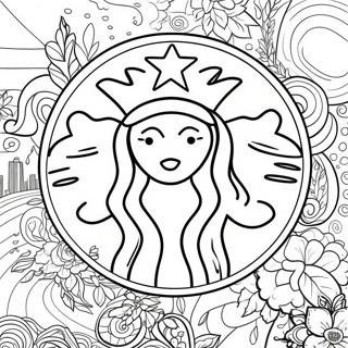 Kaer Starbucks Logo Farvelaegningsside 123173-57540