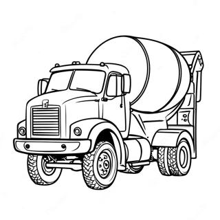 Cement Truck Farvelægningsider