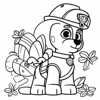 Paw Patrol Thanksgiving Farvelægningsider