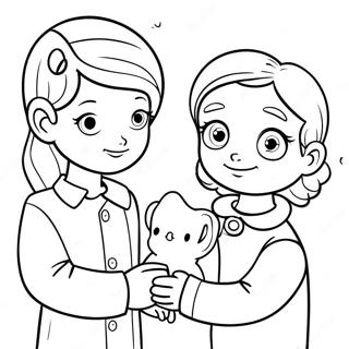 Omsorgsfulde Venner Farvelaegningsside 124100 58357