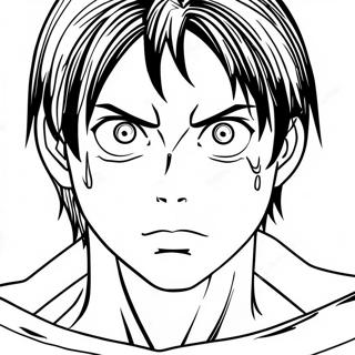 Eren Yeager I Titanform Farvelaegningsside 124148 58293