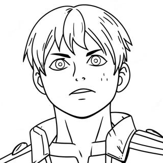 Eren Yeager I Titanform Farvelaegningsside 124148 58296