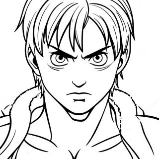 Eren Yeager I Titanform Farvelaegningsside 124148 58385