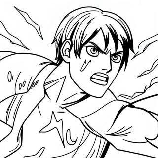 Eren Yeager Klar Til Kamp Farvelaegningsside 124150-58304