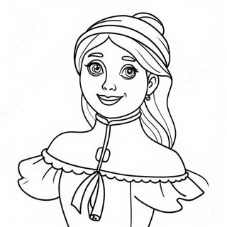 Farverig Anastasia Eventyr Farvelaegningsside 124565-58720