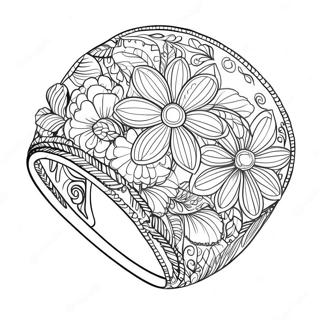 Blomster Monster Armband Farvelaegningsside 124616 58753