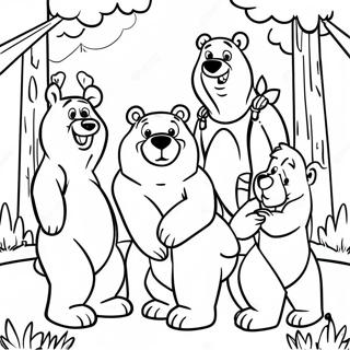 Bror Bjorn Og Venner Farvelaegningsside 124693 58817