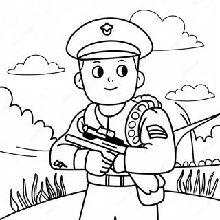 Modig Marine I Kamp Farvelaegningsside 125208 59216