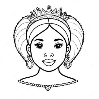 Sort Prinsesse Farvelaegningssiden 125282-59263