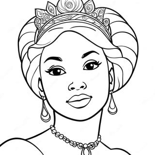 Sort Prinsesse Farvelaegningssiden 125282-59264