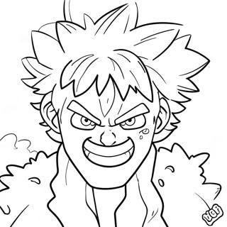 Eksplosiv Bakugo Aktion Farvelaegningssiden 125334-59306