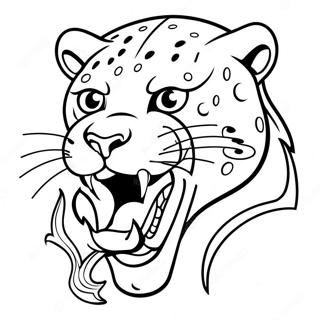 Jacksonville Jaguars Maskot Farvelaegningsside 125488-59426