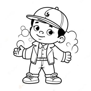 Lil Baby I Stilfuldt Toj Farvelaegningsside 125515-59453