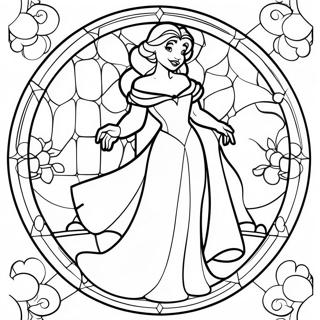 Disney Glasmaleri Farvelaegningsside 125822-59682