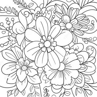 Vibrerende Kaerlighedsblomster Farvelaegningssider 126420 60157