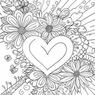 Vibrerende Kaerlighedsblomster Farvelaegningssider 126420 60158