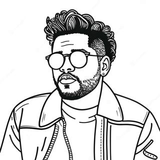 The Weeknd I En Stilfuld Outfit Farvelaegningssider 126471-60196