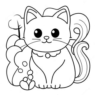 Luftige Katte Og Killinger Farvelaegningsside 127270-60811