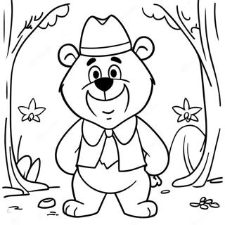 Yogi Bear Farvelaegningsside 127500-60983