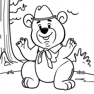 Yogi Bear Farvelaegningsside 127500-61109