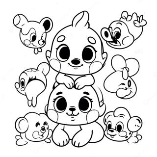 Elskelige Disney Baby Figurer Farvelaegningsside 127554 61157