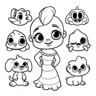 Elskelige Disney Baby Figurer Farvelaegningsside 127554 61158