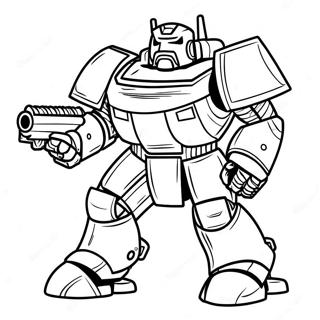 Bevaebnet Krigsmaskine Farvelaegningsside 127656 61106