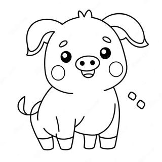 Kawaii Sod Gris Farvelaegningsside 127706-61270