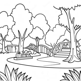 Venligt Nabolagspark Farvelaegningsside 127864-61401