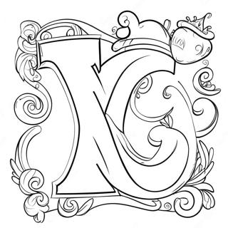 Magisk Disney Alfabet Farvelaegningsside 128043 61540