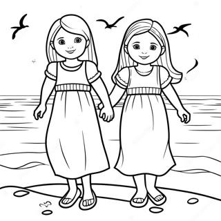 Sostre Pa Stranden Farvelaegningsside 128820-62146