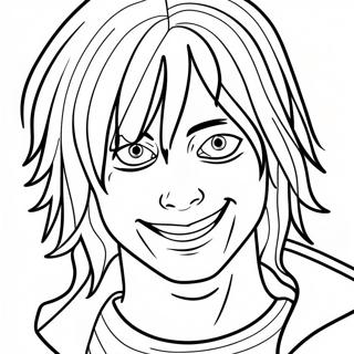 Jeff The Killer Uhyggeligt Portraet Farvelaegningsside 128996 62278