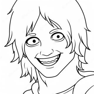 Jeff The Killer Uhyggeligt Portraet Farvelaegningsside 128996 62280