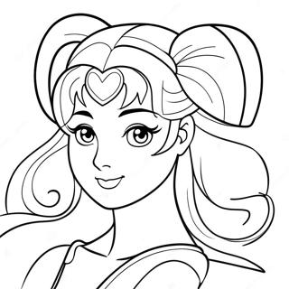 Prinsesse Serenity Sailor Moon Farvelægningsider