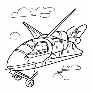 Fjerde Vinge Fantasi Eventyr Farvelaegningsside 129609-62757