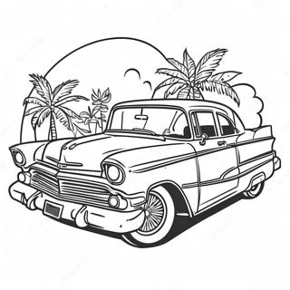 Livlig Chicano Lowrider Farvelaegningsside 129842-62944