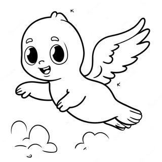 Casper Flyvende I Himlen Farvelaegningsside 129867 62957