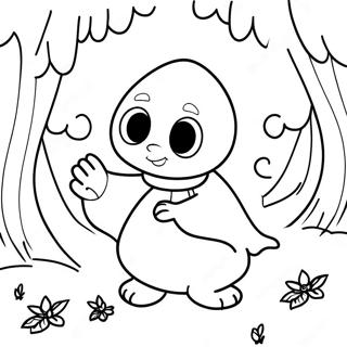 Casper I En Uhyggelig Skov Farvelaegningsside 129868 62961