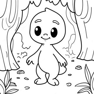 Casper I En Uhyggelig Skov Farvelaegningsside 129868 62964