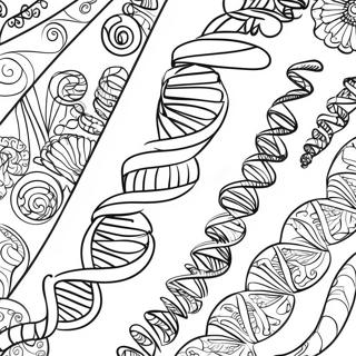 Dobbelt Helix Dna Farvelaegningsside 129943-63014