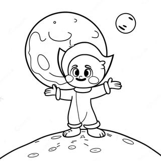 Legesyg Sandmand Med En Mane Farvelaegningsside 129971 63047