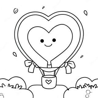 Glad Hjerteballon Farvelaegningsside 130022 63082