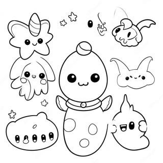 Gacha Club Magiske Skabninger Farvelaegningsside 130048-63107