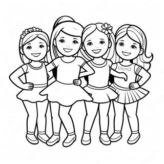 Dance Moms Gruppe Dans Farvelaegningsside 130097-63137
