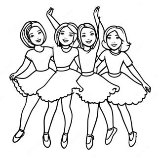 Dance Moms Gruppe Dans Farvelaegningsside 130097-63139